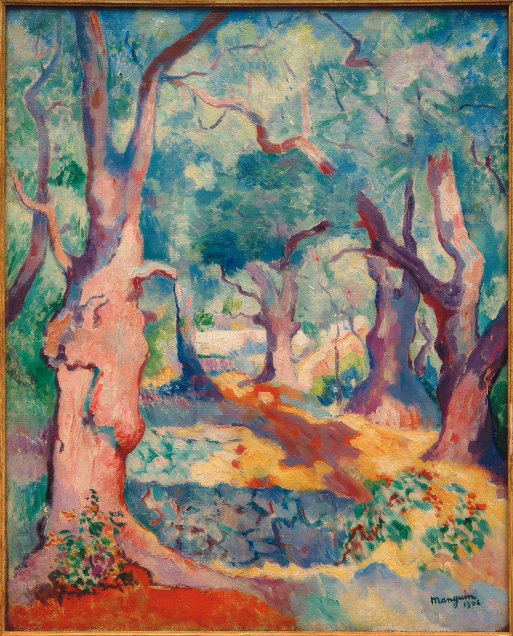 Olajfák Cavalière-ben alkotó: Henri Charles Manguin
