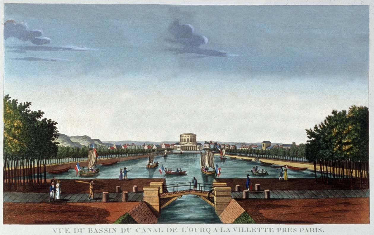 La Villette Basin, Párizs alkotó: Henri Courvoisier Voisin