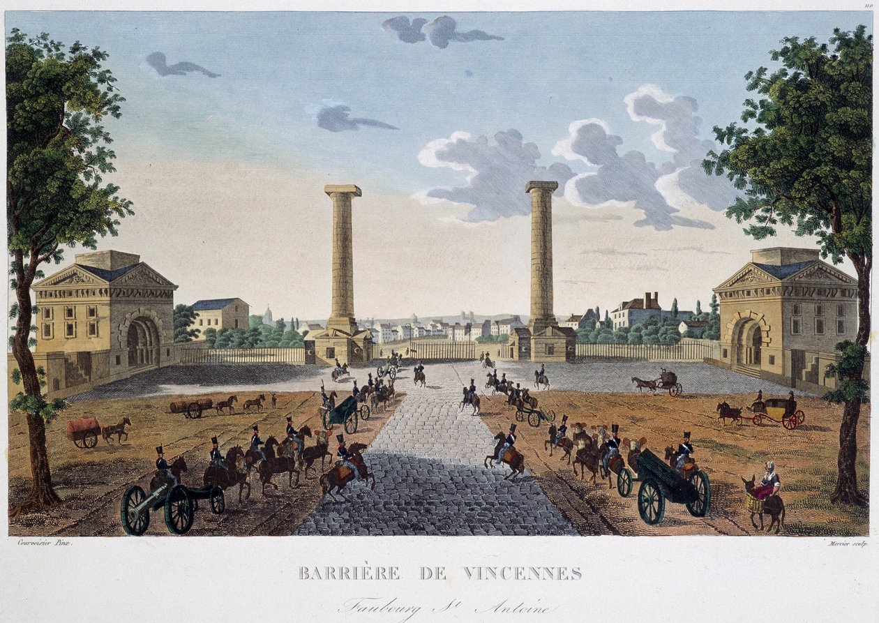 Vincennes sorompója – a „” Párizsi kilátásban alkotó: Henri Courvoisier Voisin