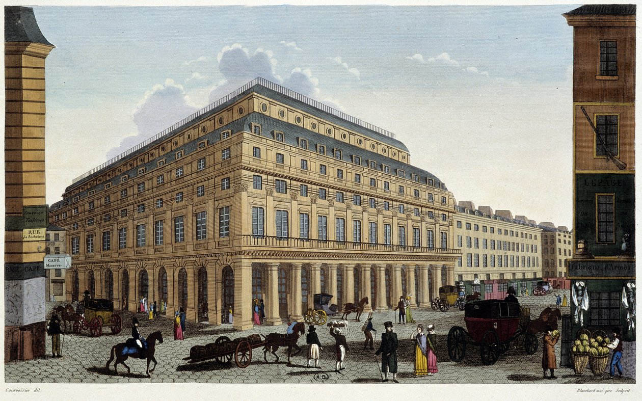 A Francia Színház. Courvoisier metszet alkotó: Henri Courvoisier Voisin