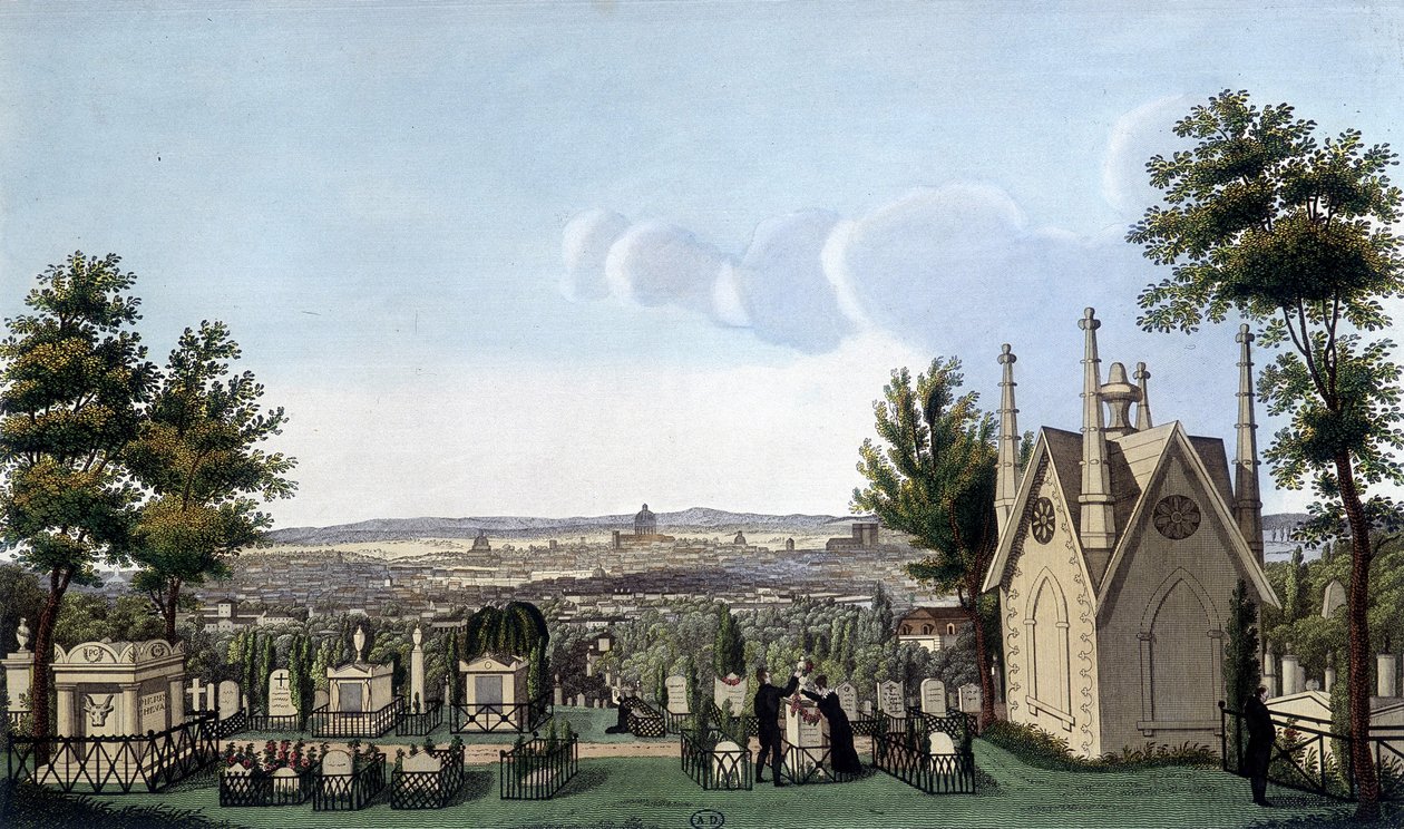A Père de Lachaise temetője – Courvoisier alkotó: Henri Courvoisier Voisin