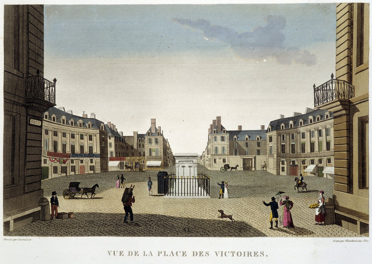 Place des Victoires – Párizs, Courvoisier alkotó: Henri Courvoisier Voisin
