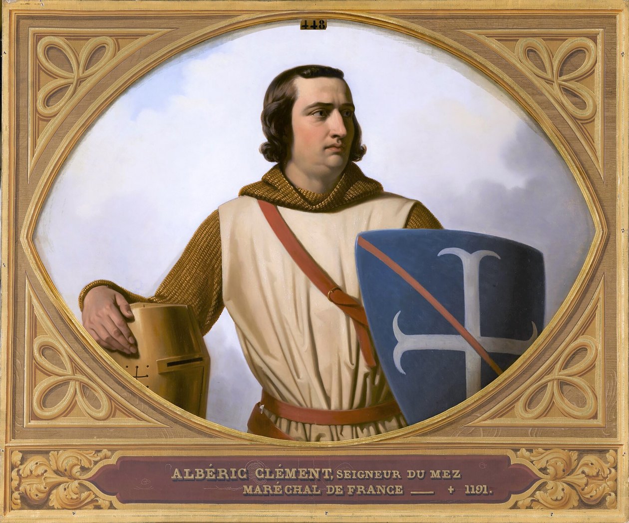 Albéric Clément, Franciaország első marsallja, 1844. alkotó: Henri Decaisne