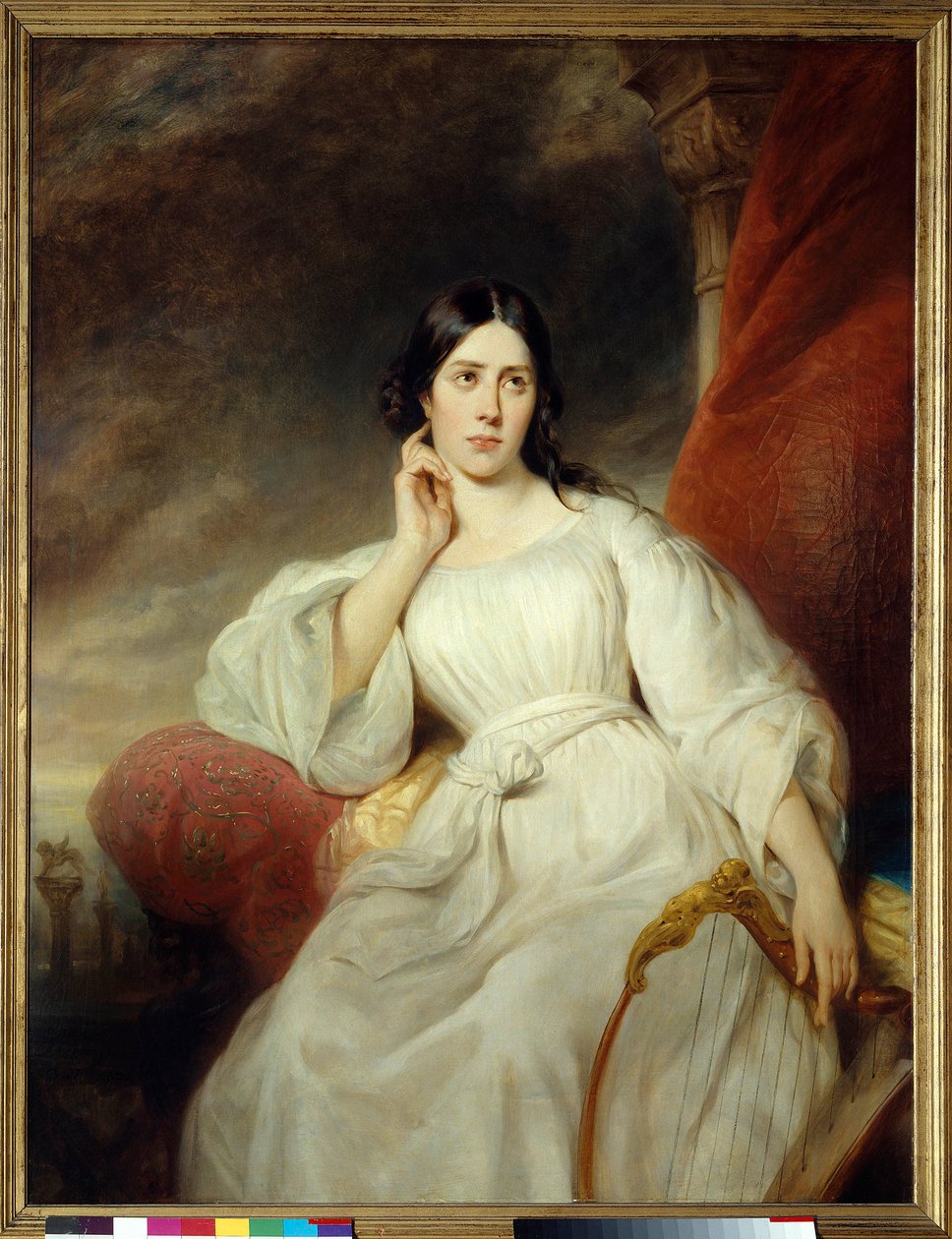 Maria Garcia, a Malibran (1808-1836) énekesnő portréja Desdemone for Othello szerepében”” Gioachino Rossini”” Henri Decaisne (1799-1852) festménye 1830 Dim. 1,38 x 1,05 m. Párizs. Carnavalet Múzeum alkotó: Henri Decaisne