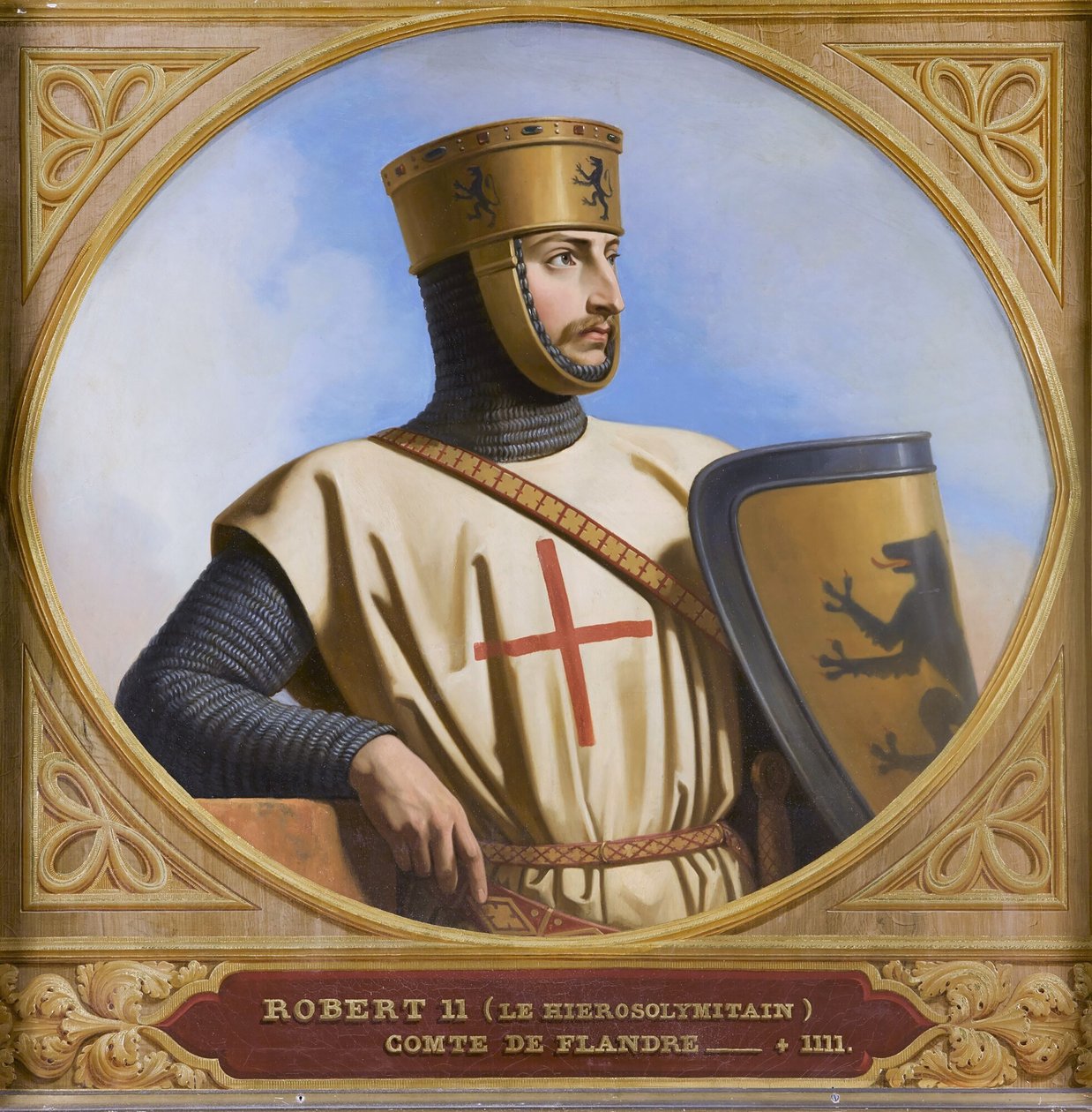 II. Róbert Jeruzsálemből, 1843. alkotó: Henri Decaisne