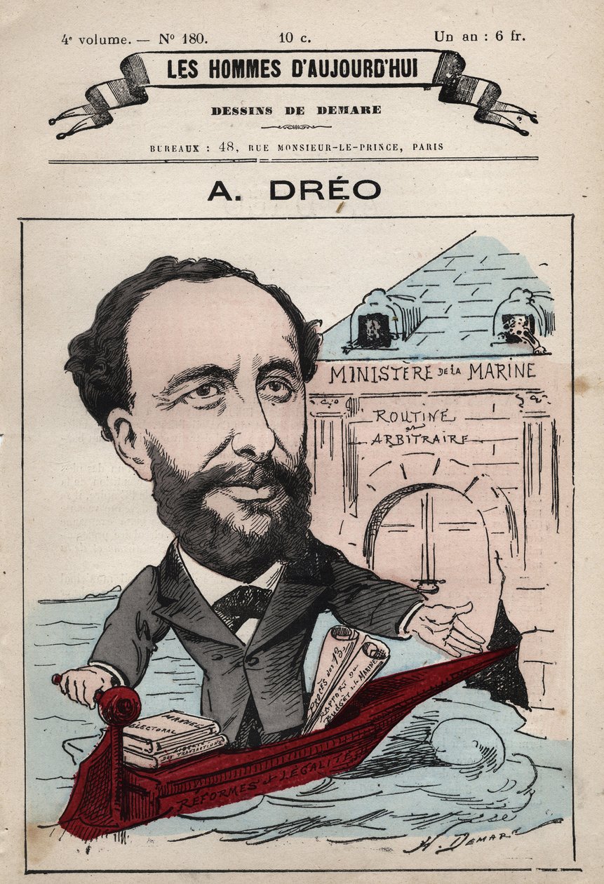 Amaury Dreo 1829-1882 rajzfilmje a „Les Hommes d