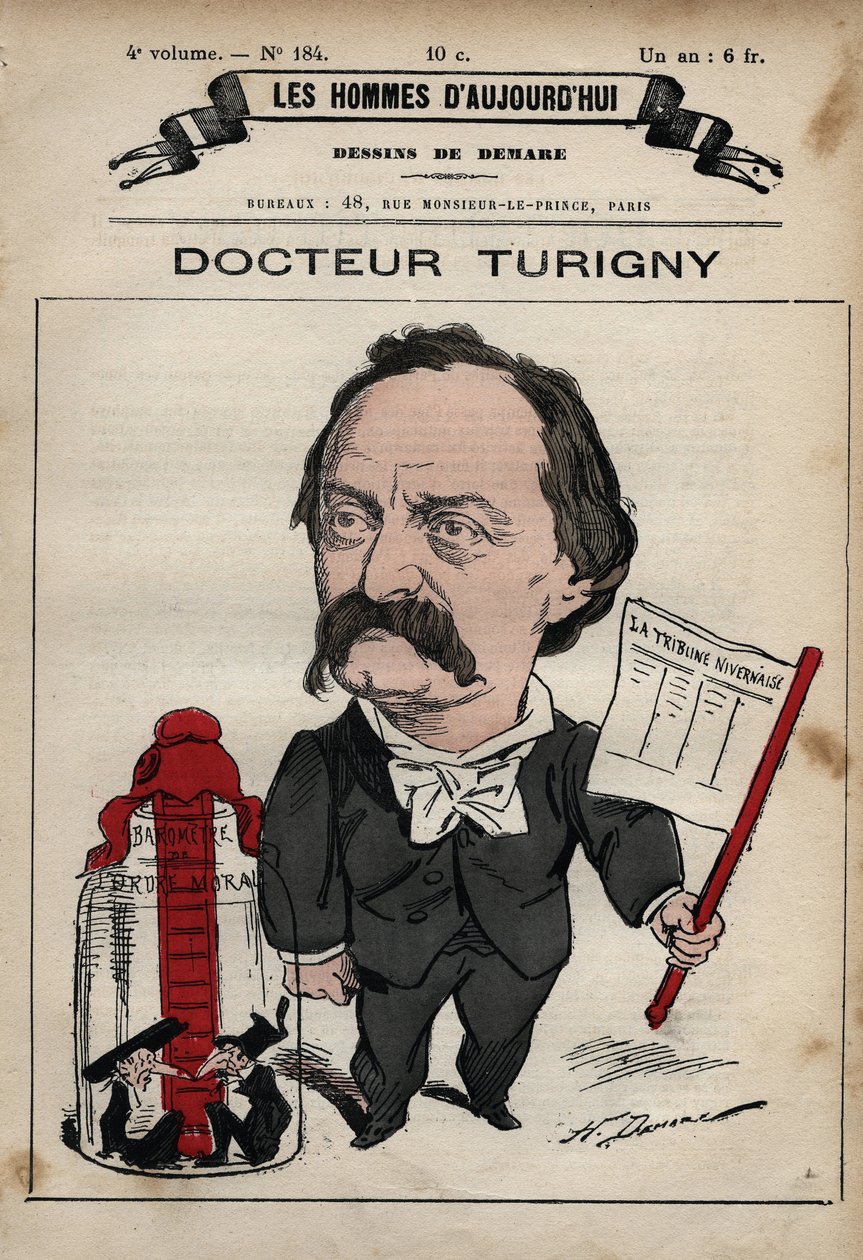 Jean Prosper Turigny 1822-1905 rajzfilmje a Les Hommes d