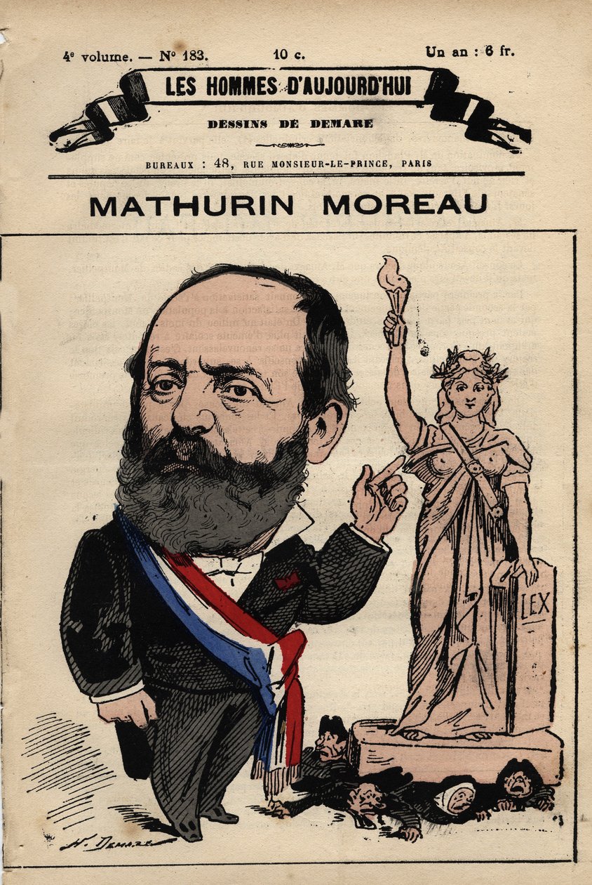 Mathurin Moreau (1822-1912) rajzfilmje a Les Hommes d