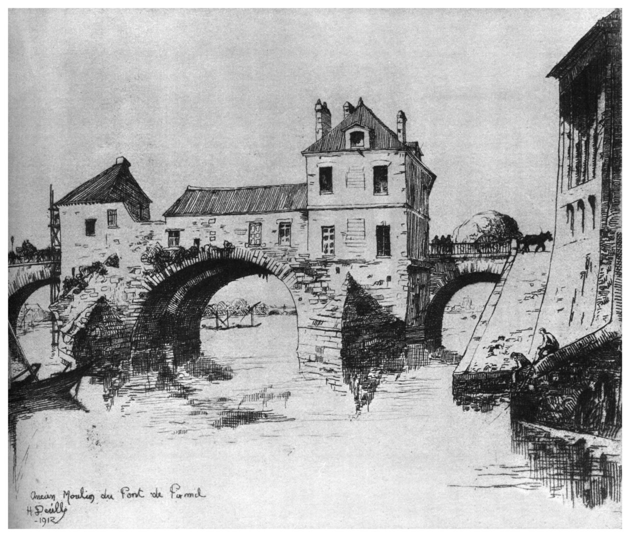 „Régi malom”, 1840-1880, 1924 alkotó: Henri Deville