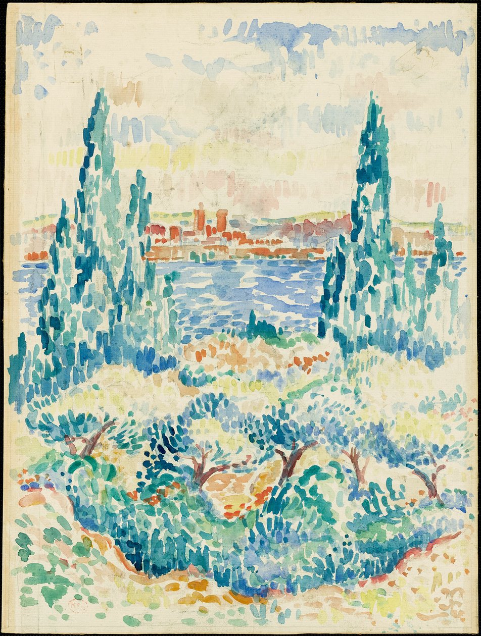 Antibes alkotó: Henri Edmond Cross