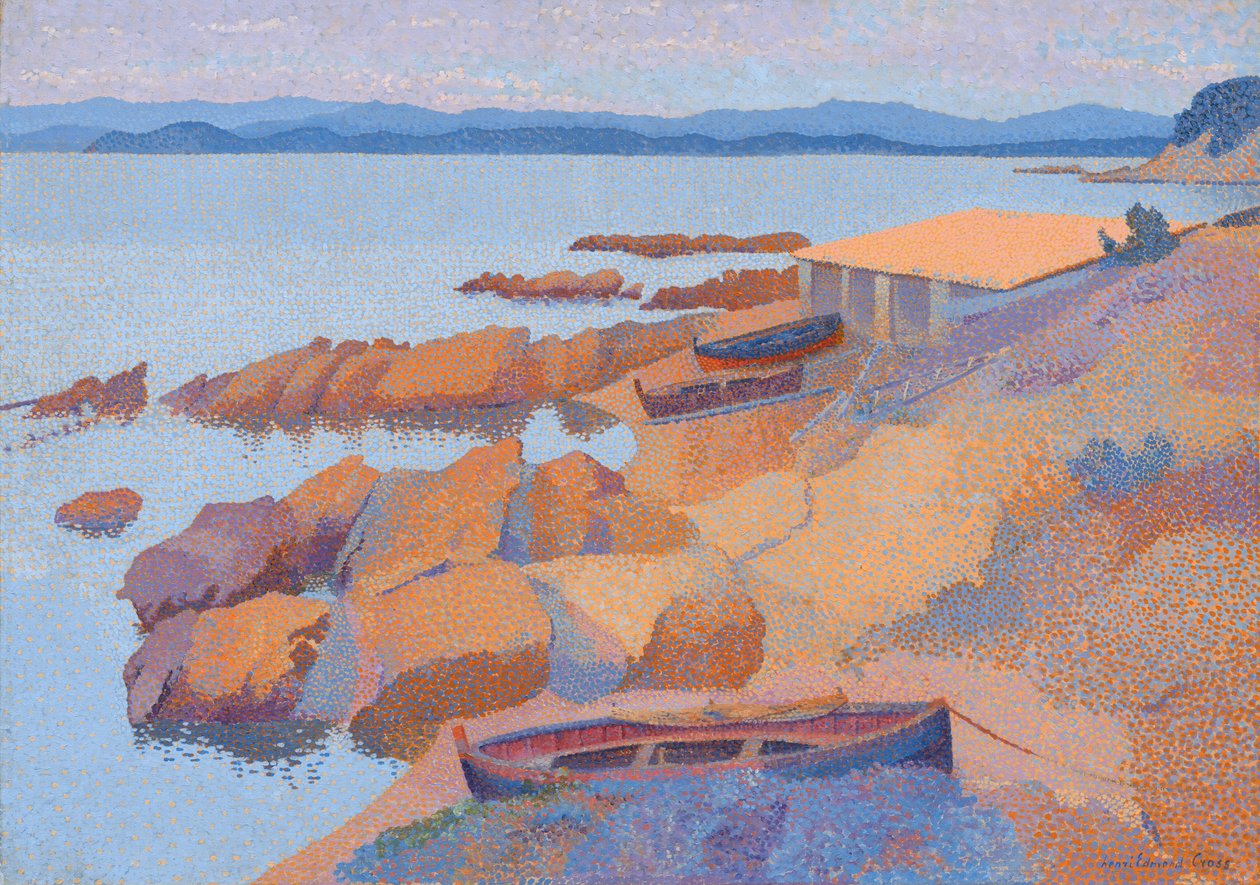 Calanque des Antibois, 18911892. alkotó: Henri Edmond Cross