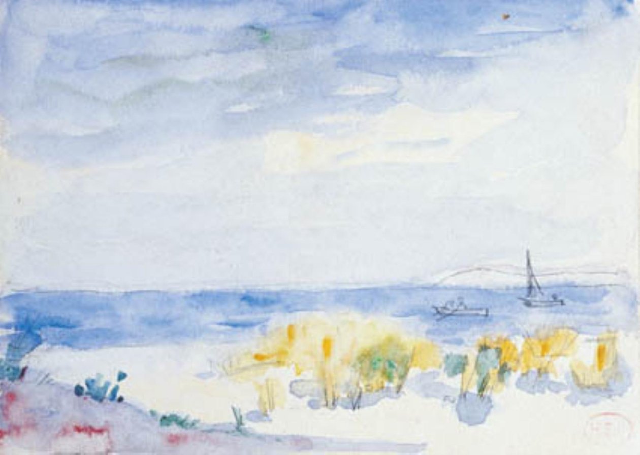 Tengerparti táj alkotó: Henri Edmond Cross