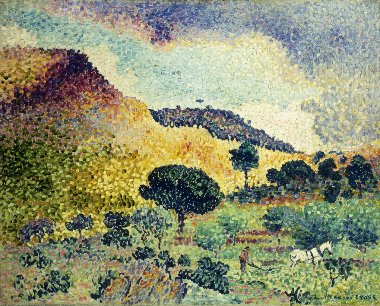 A mórok lánca, 1906. június – 1907. április alkotó: Henri Edmond Cross