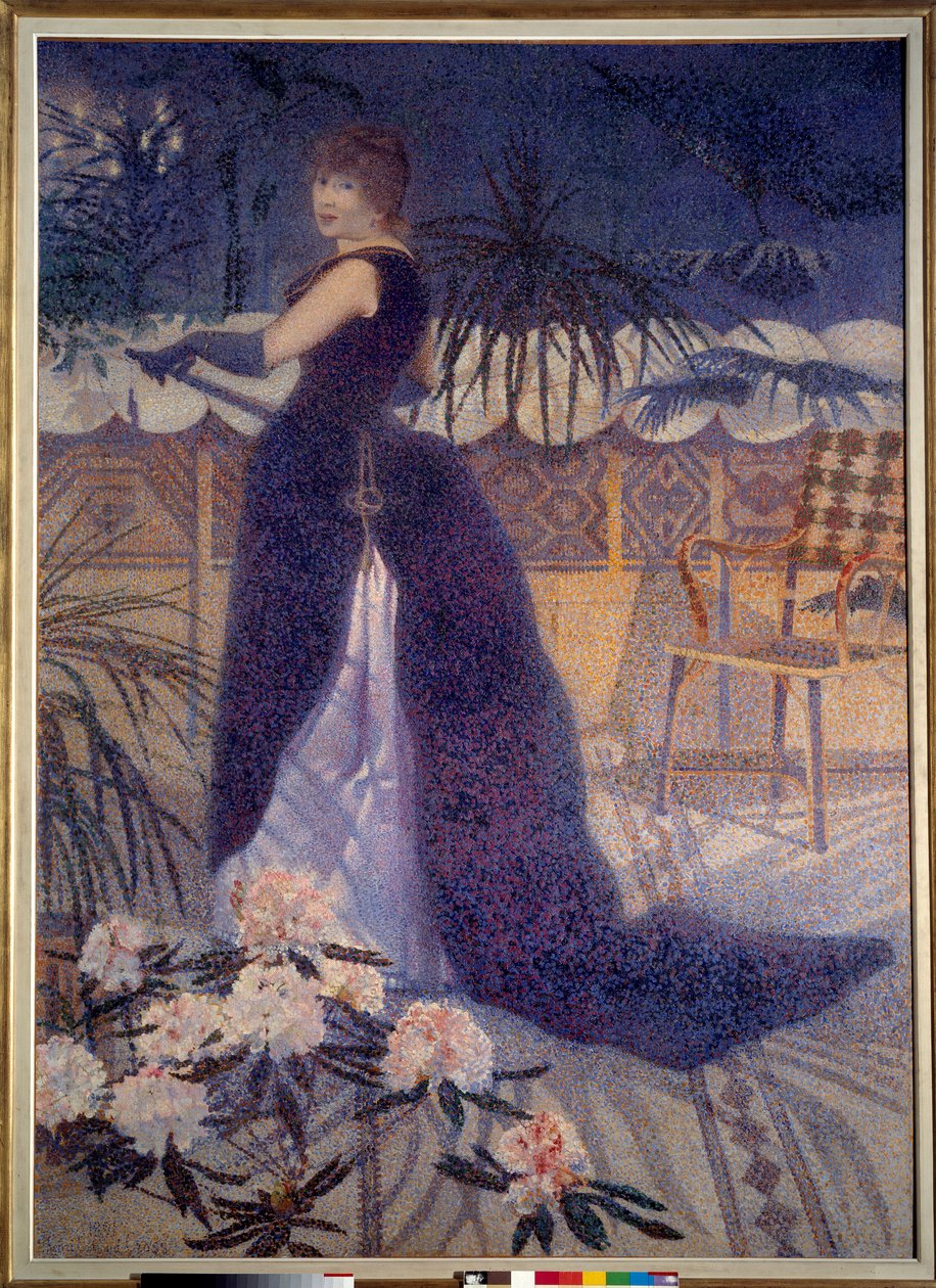 Hector France asszony (1849-1933). Henri Delacroix Dit Cross (Henri Edmond Cross) festménye (1856-1910) alkotó: Henri Edmond Cross