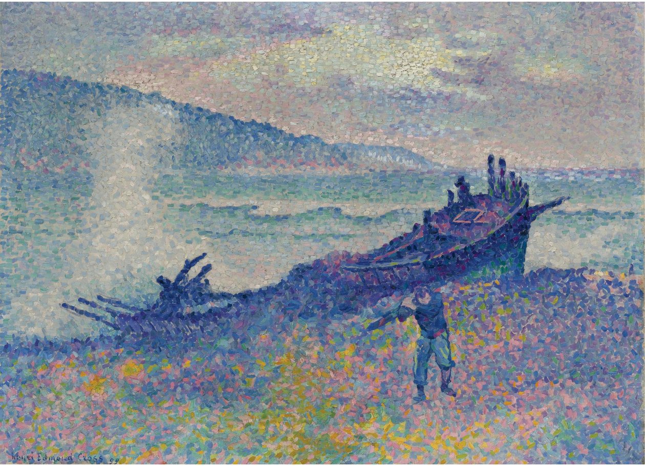 Hajótörés, 1899 alkotó: Henri Edmond Cross