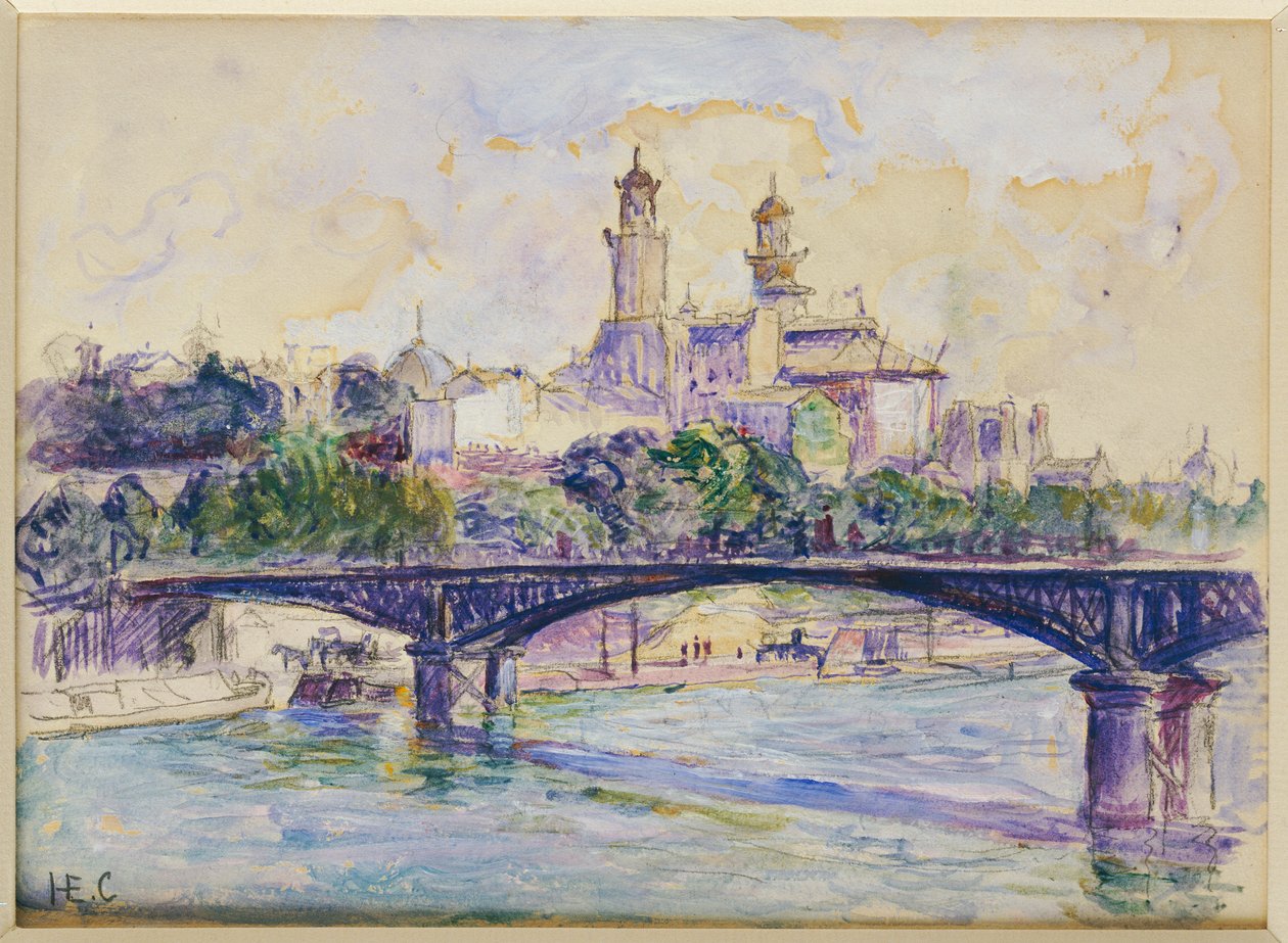 A Szajna a Trocadero előtt alkotó: Henri Edmond Cross