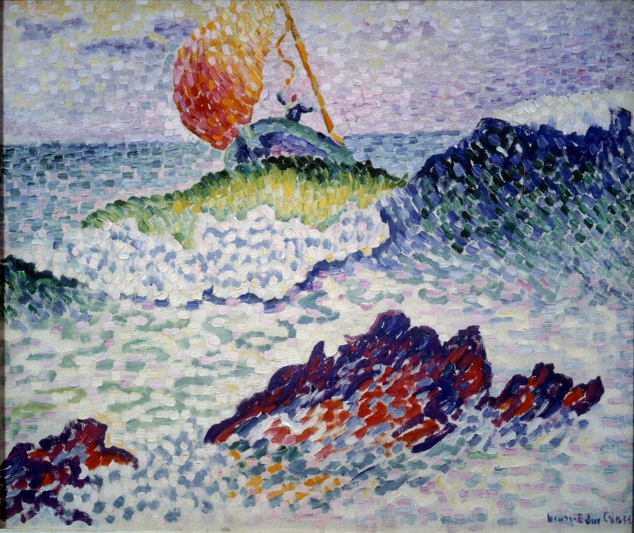 A hajótörés. Henri Delacroix Dit Cross (Henri Edmond Cross) festménye (1856-1910) alkotó: Henri Edmond Cross