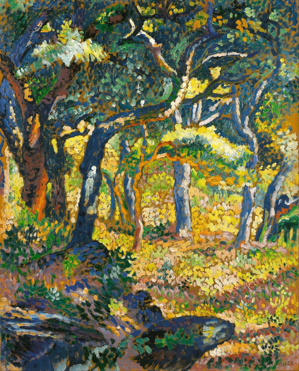 Egy tisztás Provence-ban (tanulmány) alkotó: Henri Edmond Cross