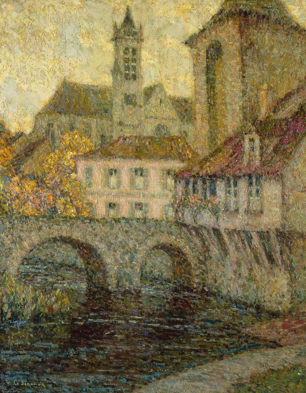 A Porte de Bourgogne, Moret alkotó: Henri Eugene Augustin Le Sidaner