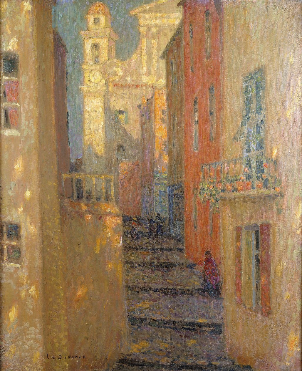 Templom utca alkotó: Henri Eugene Augustin Le Sidaner