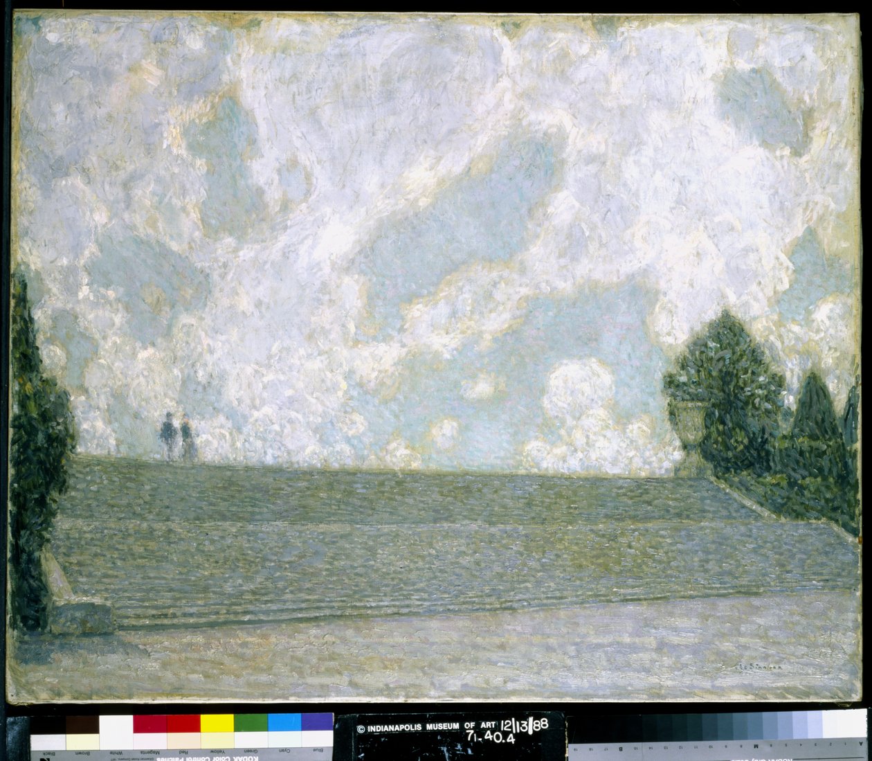 A versailles-i palota lépcsői (Les Marches Du Palais Versailles) (olaj, vászon) alkotó: Henri Eugene Augustin Le Sidaner