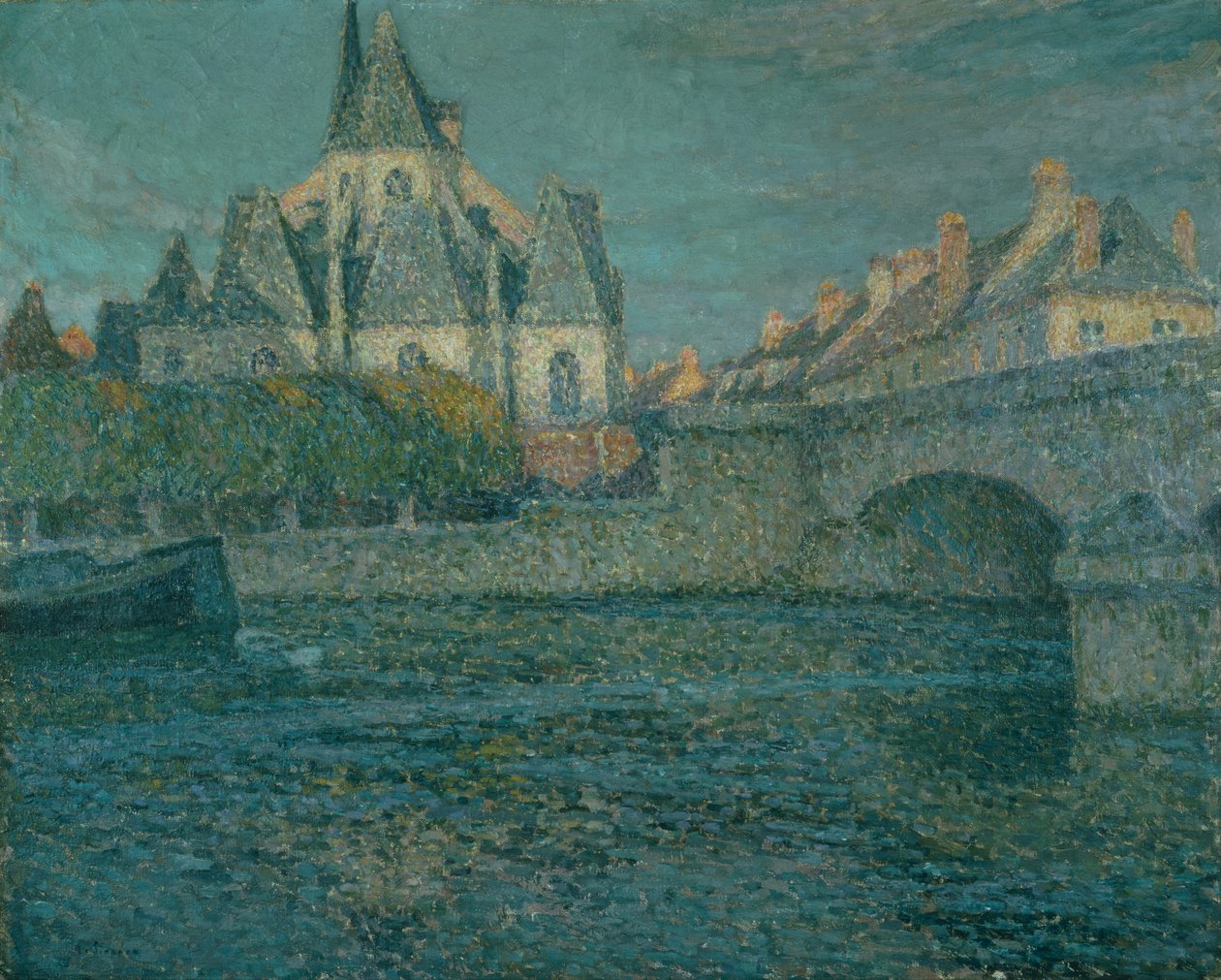 Nemours-i templom, Franciaország alkotó: Henri Eugene Augustin Le Sidaner