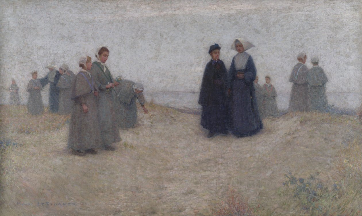 Árvák sétánya, 1888 alkotó: Henri Eugene Augustin Le Sidaner