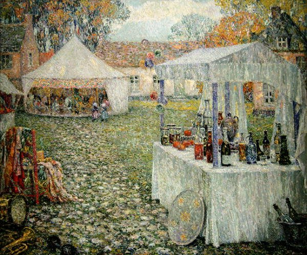 A sátrak, Gerberoy alkotó: Henri Eugene Augustin Le Sidaner
