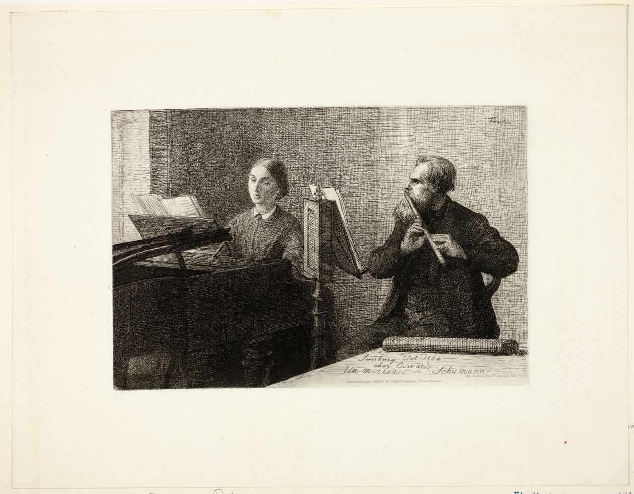 Schumann darabja alkotó: Henri Fantin-Latour