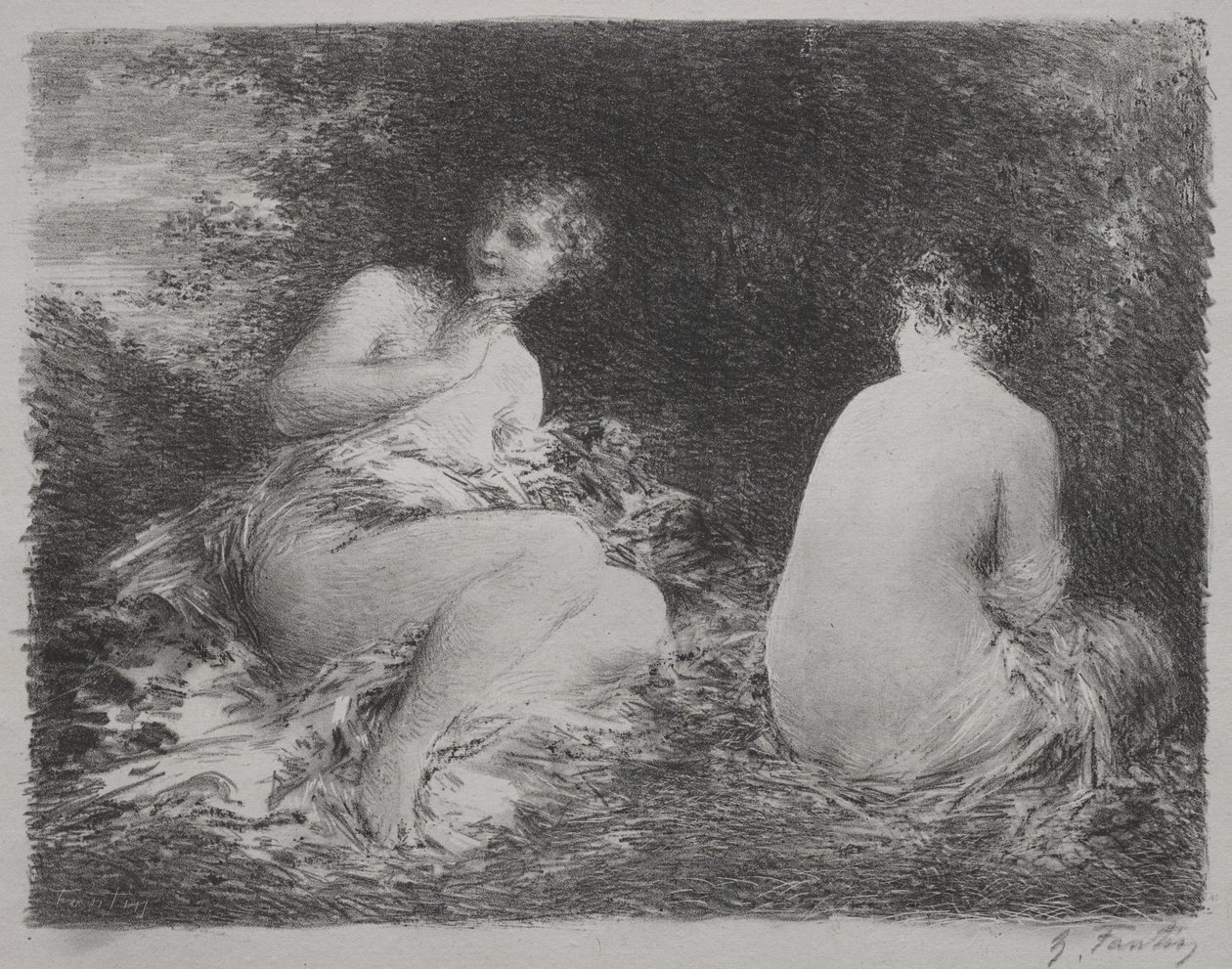 Fürdőzők alkotó: Henri Fantin-Latour