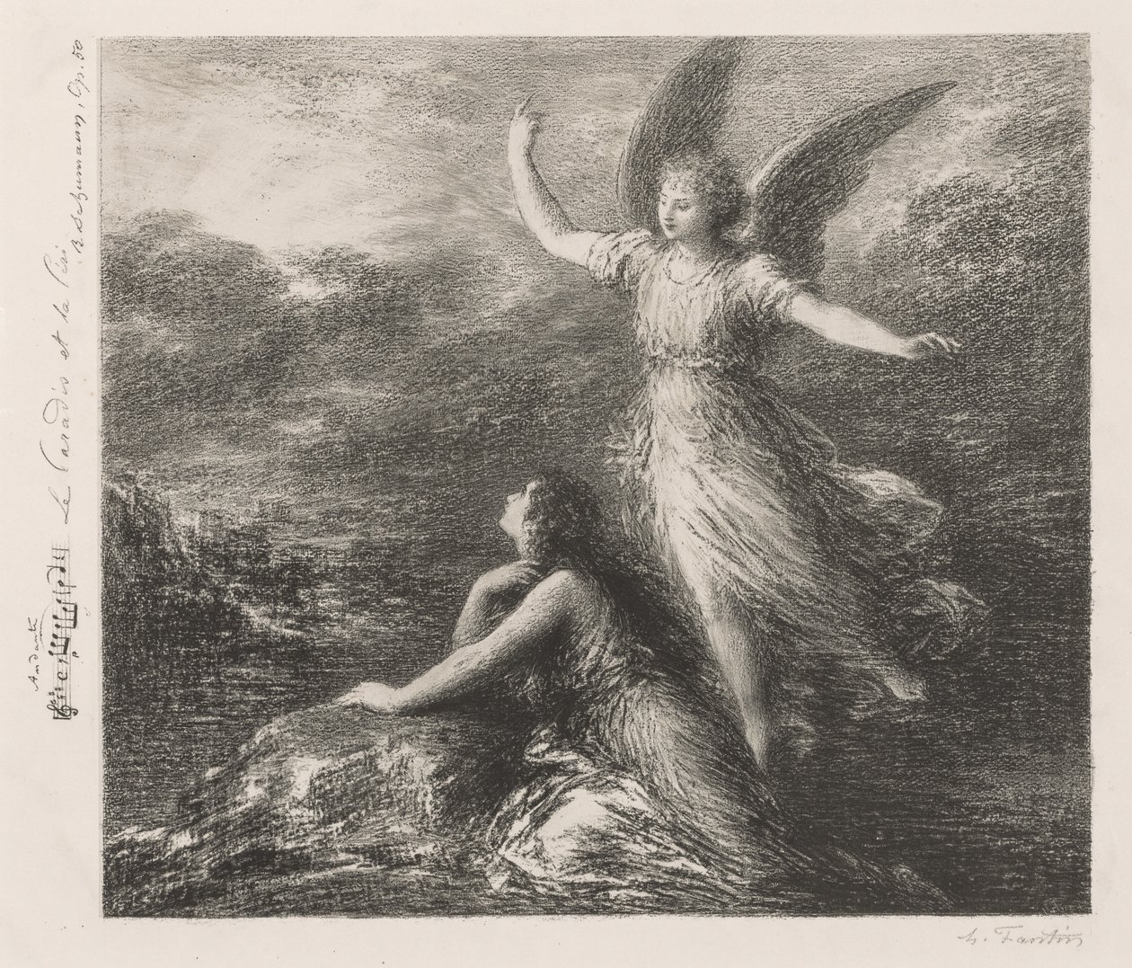 Debütálás a Paradise and the Periből (második lemez) alkotó: Henri Fantin-Latour