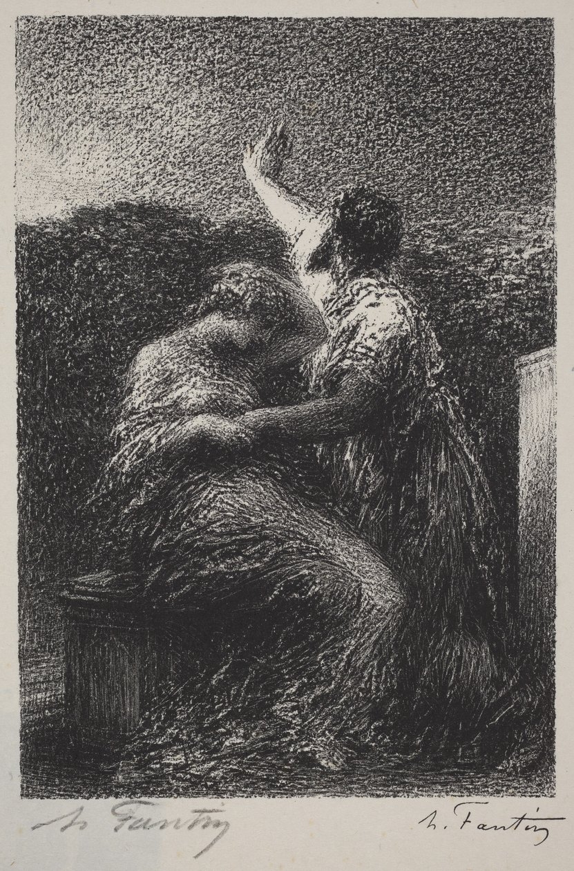 Balthazar mágus és Fatime alkotó: Henri Fantin-Latour