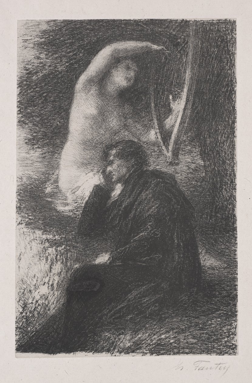 Lélio: A Lipari hárfa alkotó: Henri Fantin-Latour