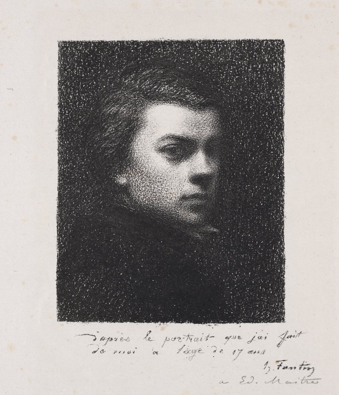 A művész 17 évesen alkotó: Henri Fantin-Latour