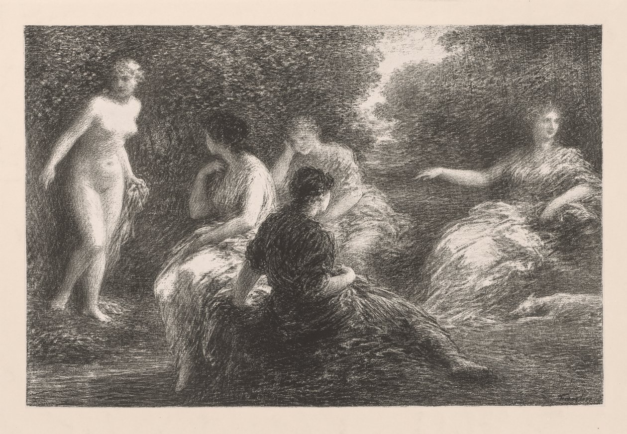 A fürdőzők alkotó: Henri Fantin-Latour