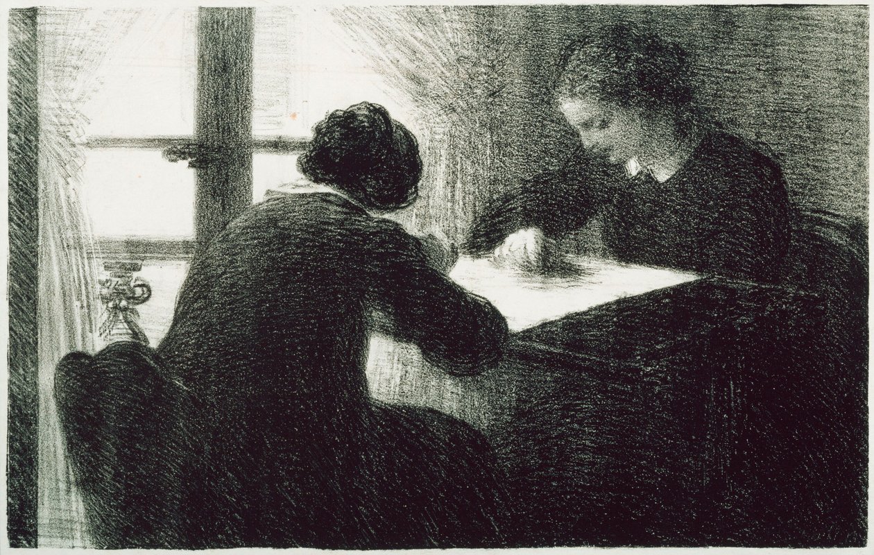 A hímzőnők (Les Brodeuses) alkotó: Henri Fantin-Latour