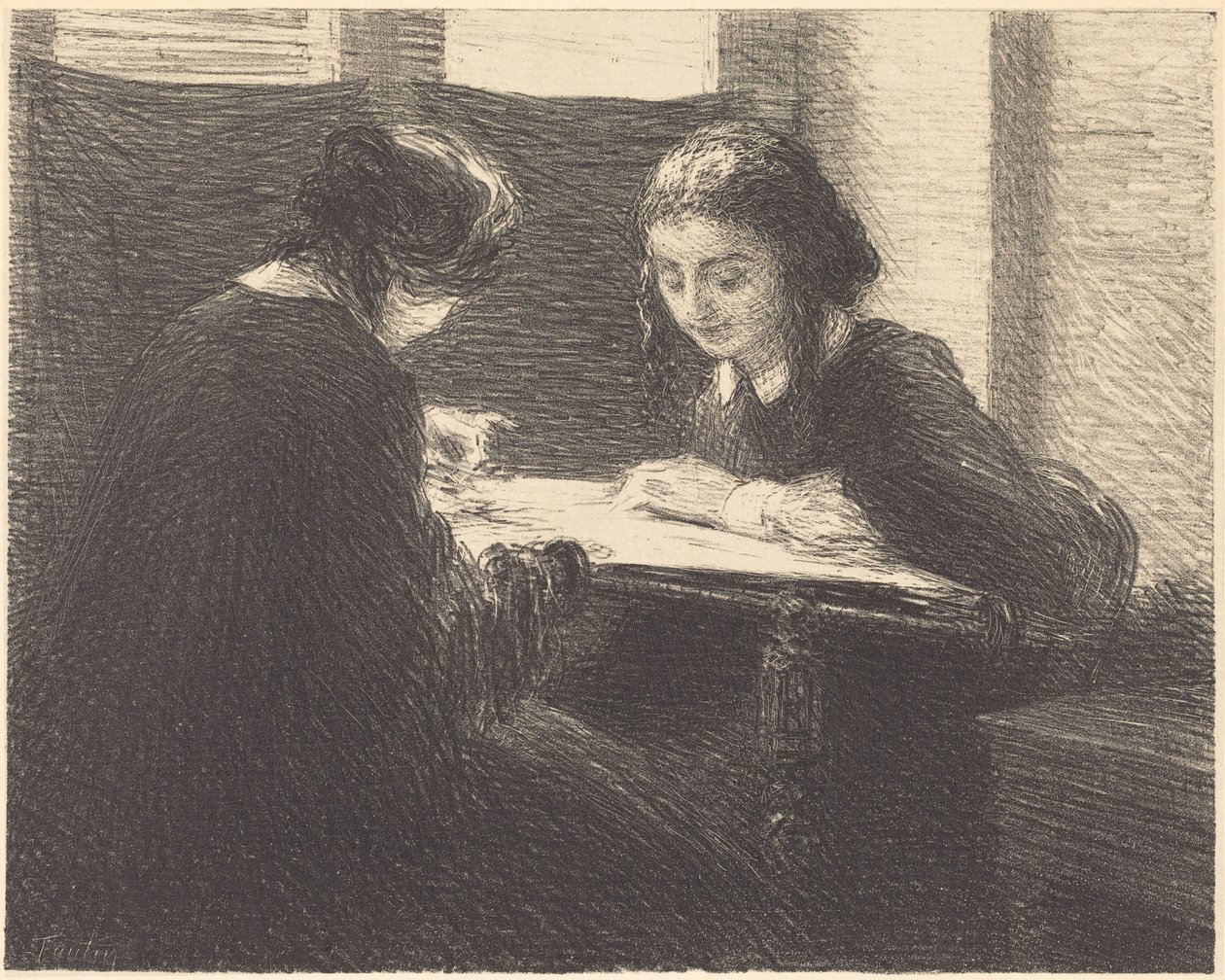 A hímzőnők alkotó: Henri Fantin-Latour