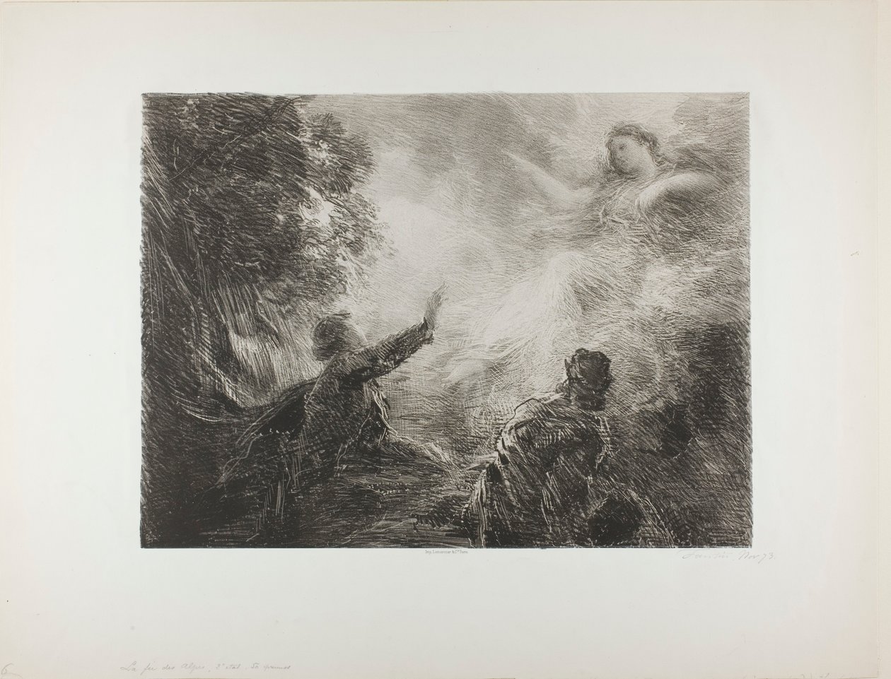 Az Alpok tündére, első lemez alkotó: Henri Fantin-Latour