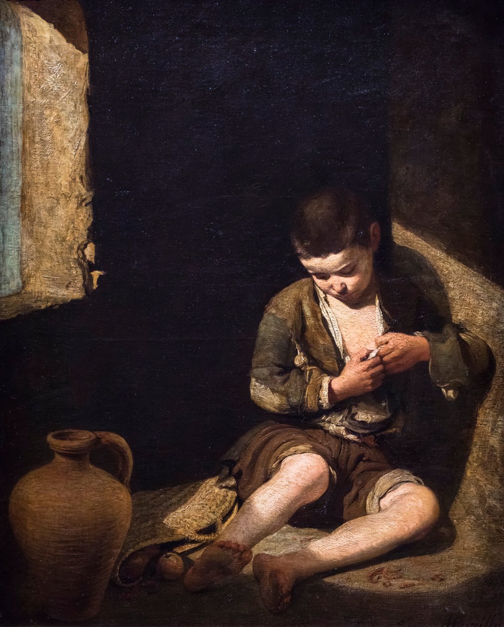 A fiatal koldus Murillo után alkotó: Henri Fantin-Latour