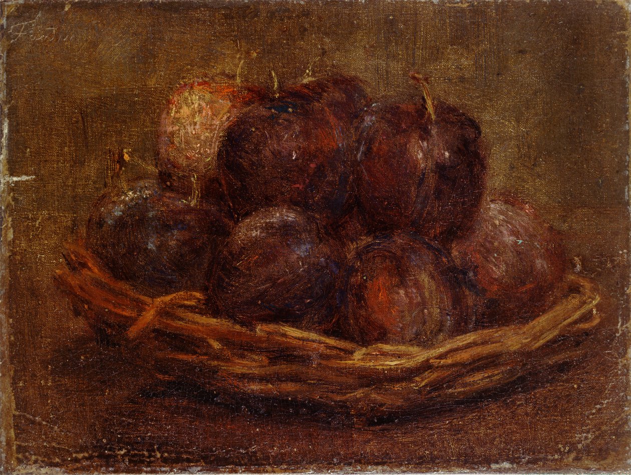 Egy kosár szilva, 1869 alkotó: Ignace Henri Jean Fantin Latour