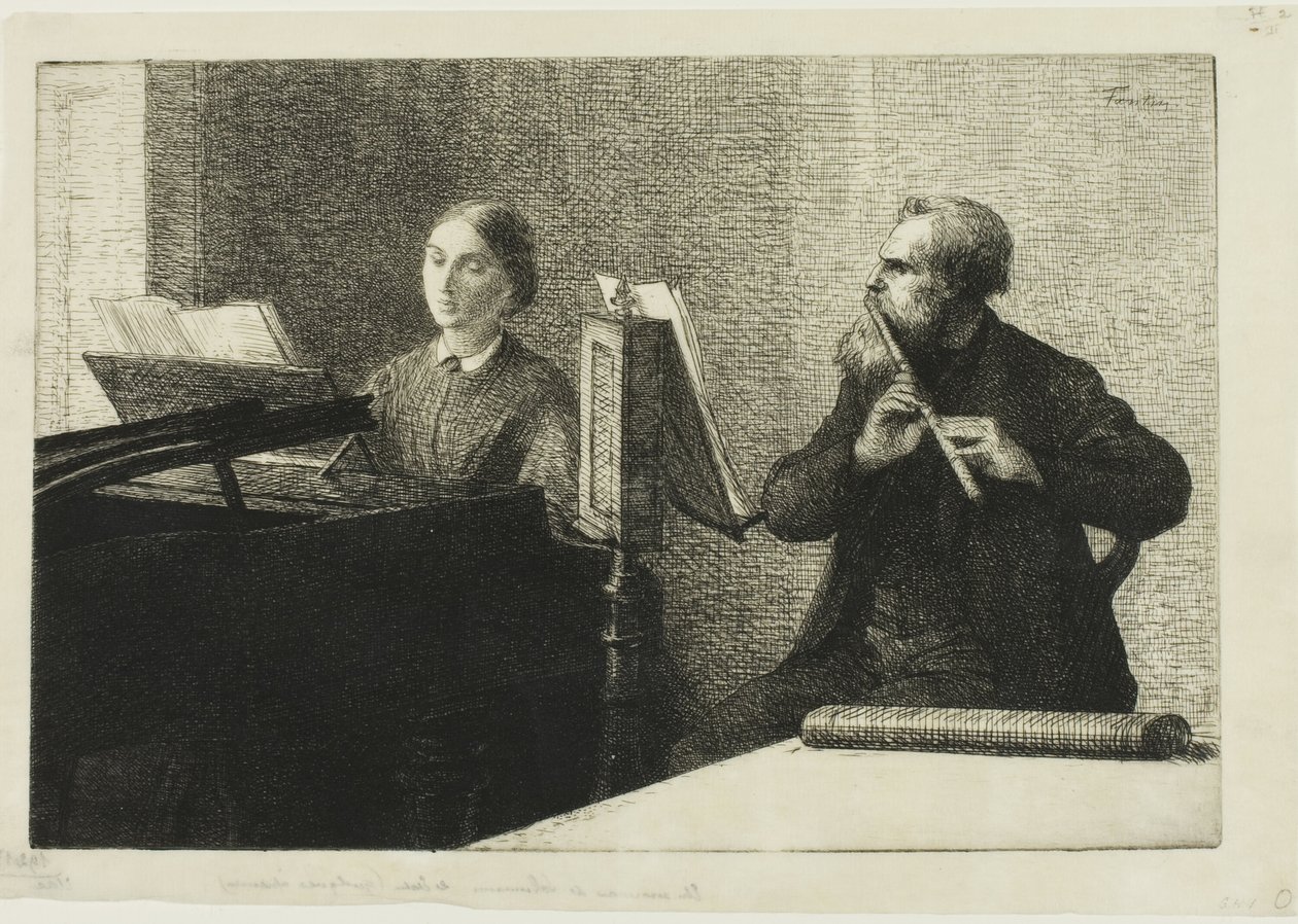 Schumann darabja alkotó: Ignace Henri Jean Fantin Latour