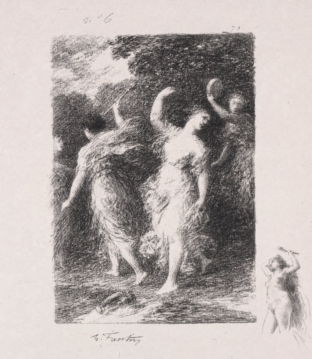 Bacchus alkotó: Ignace Henri Jean Fantin Latour