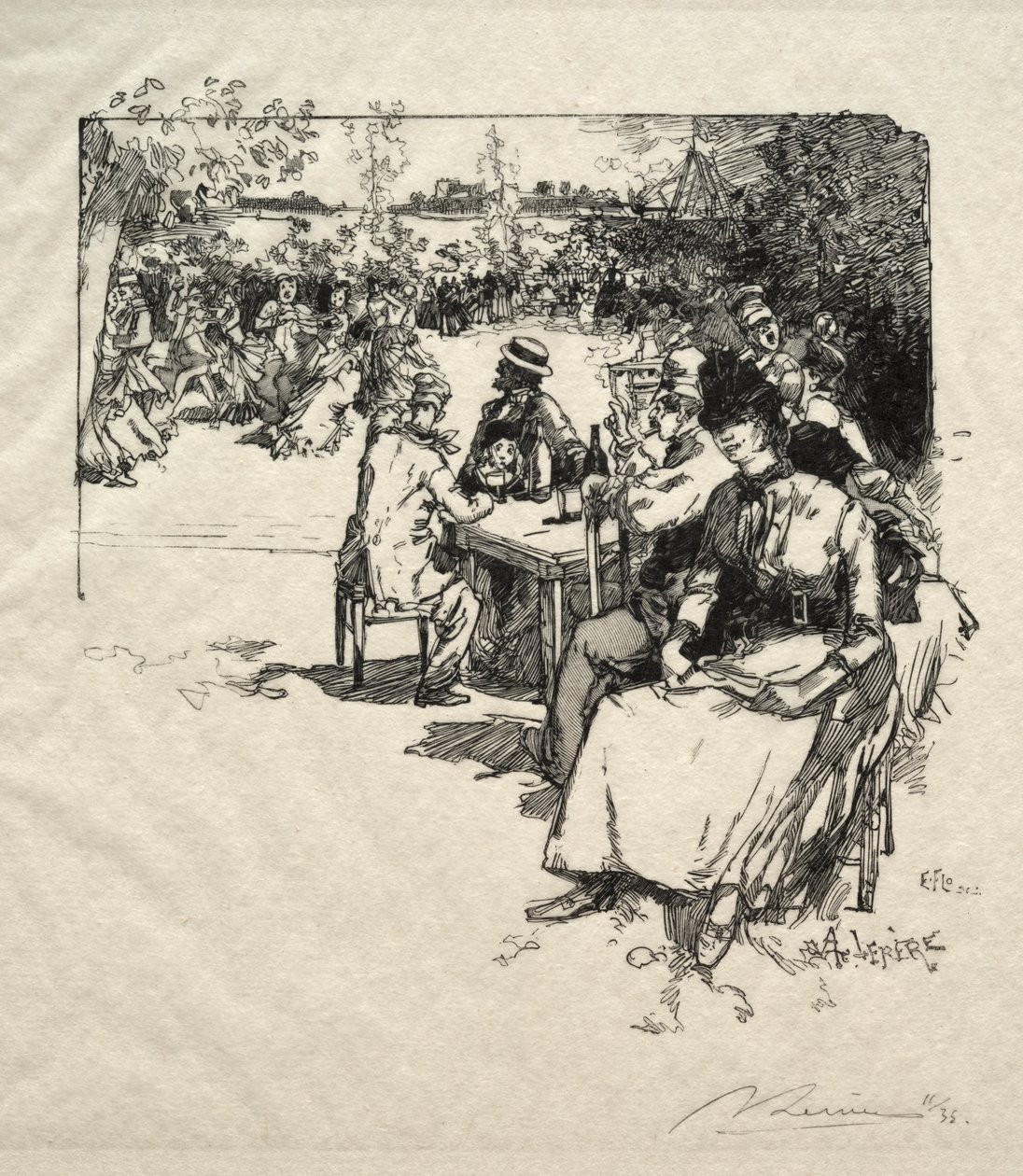 Bál a Point du Jour-ban alkotó: Ignace Henri Jean Fantin Latour