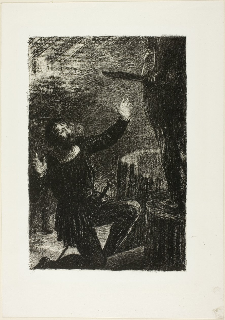 Benvenuto Cellini, III. felvonás: Perszeusz öntése alkotó: Ignace Henri Jean Fantin Latour