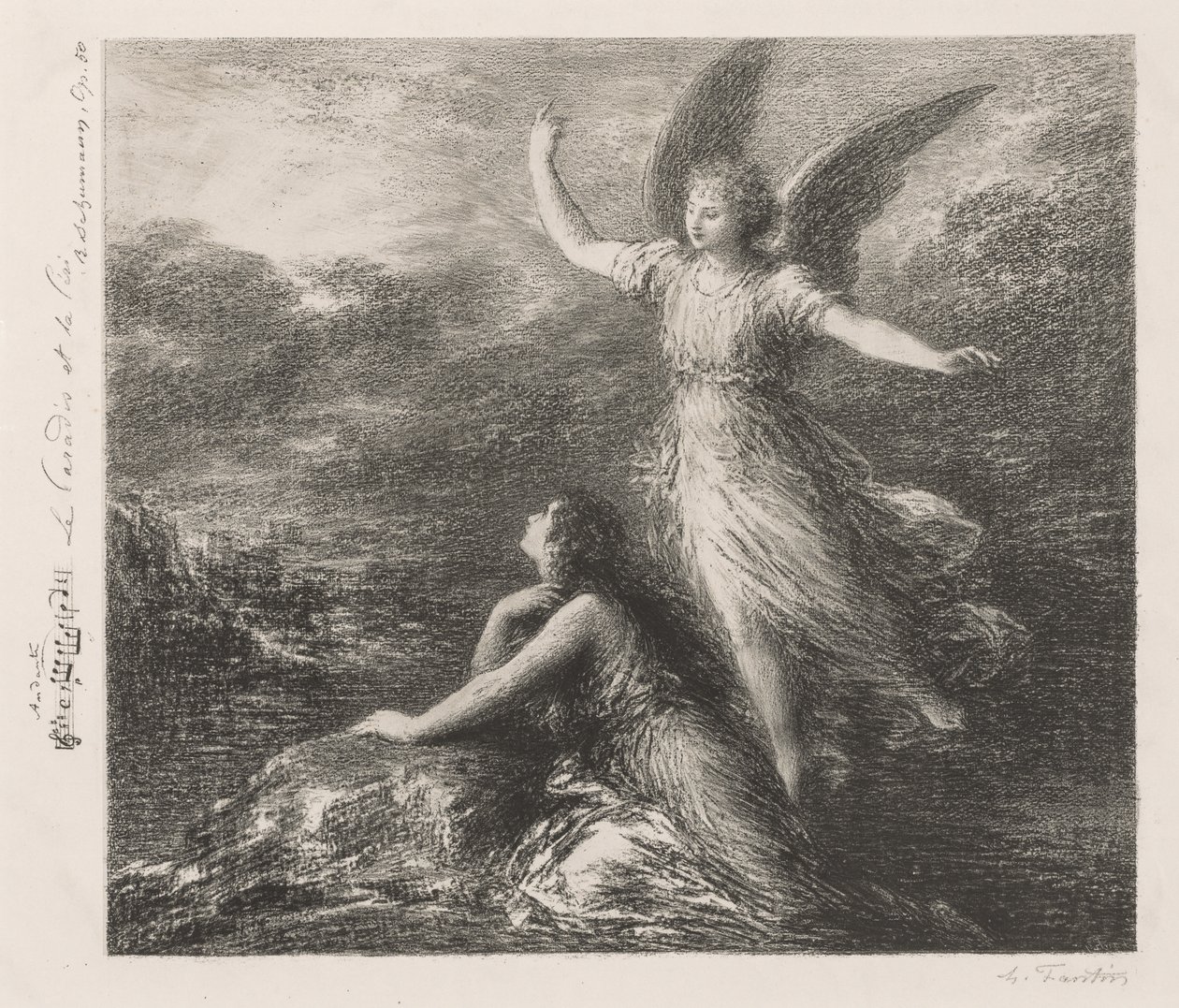 Debütálás a Paradise and the Periből (második lemez) alkotó: Ignace Henri Jean Fantin Latour