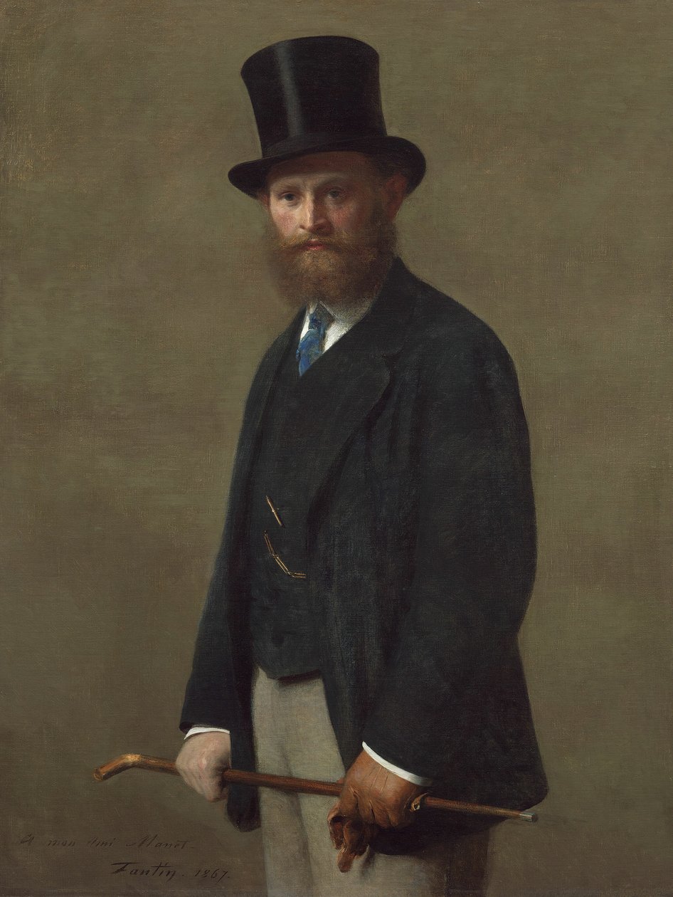 Edouard Manet, 1867. alkotó: Ignace Henri Jean Fantin Latour