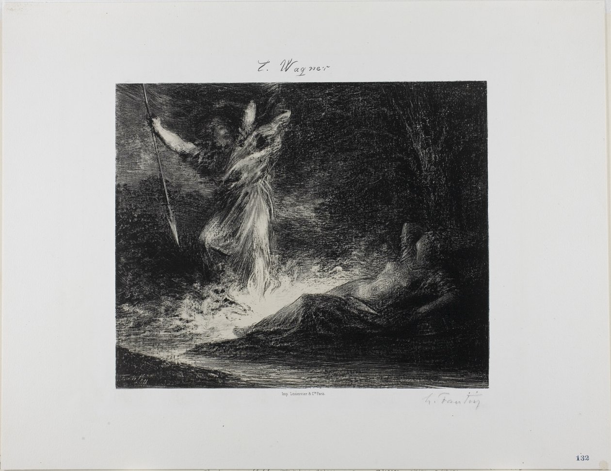 A Valkűr vége alkotó: Ignace Henri Jean Fantin Latour