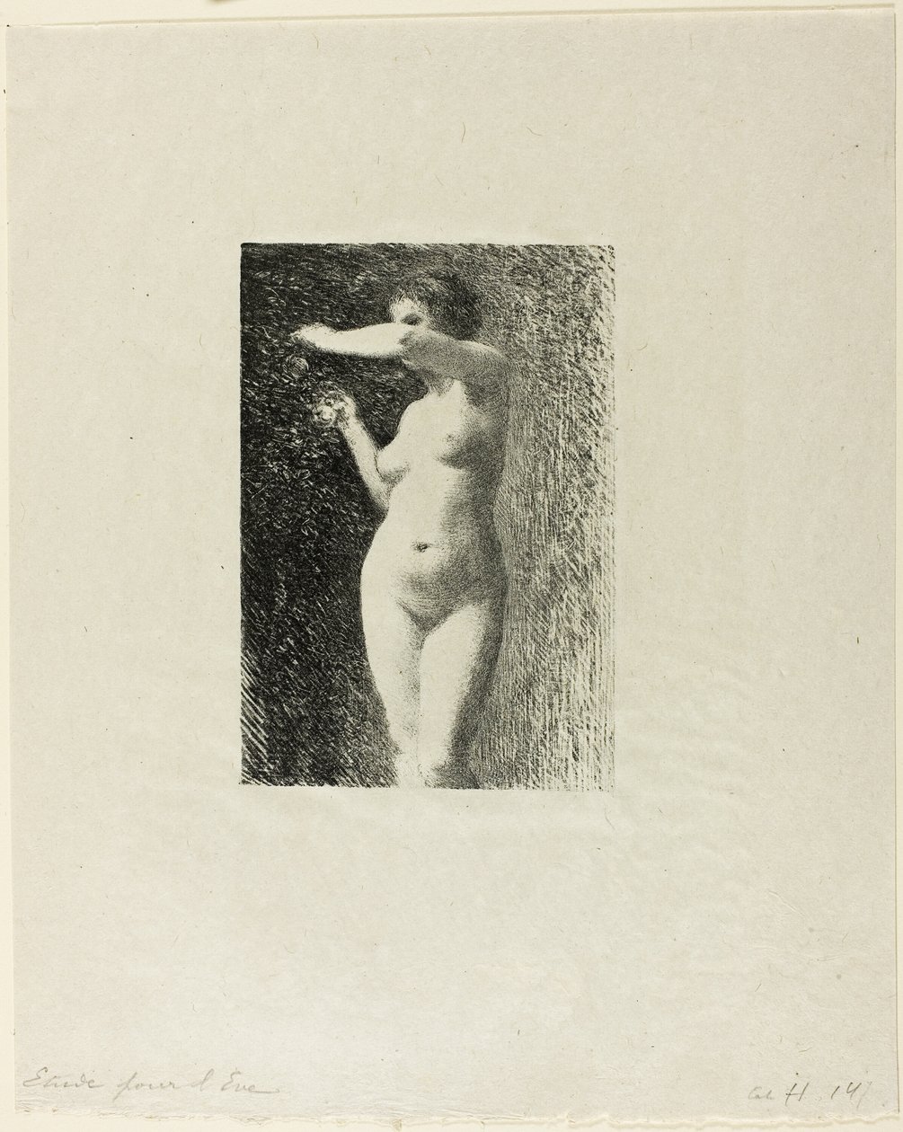 Etűd Évának alkotó: Ignace Henri Jean Fantin Latour