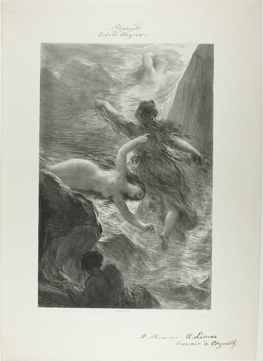 A Rajna arany első jelenete alkotó: Ignace Henri Jean Fantin Latour