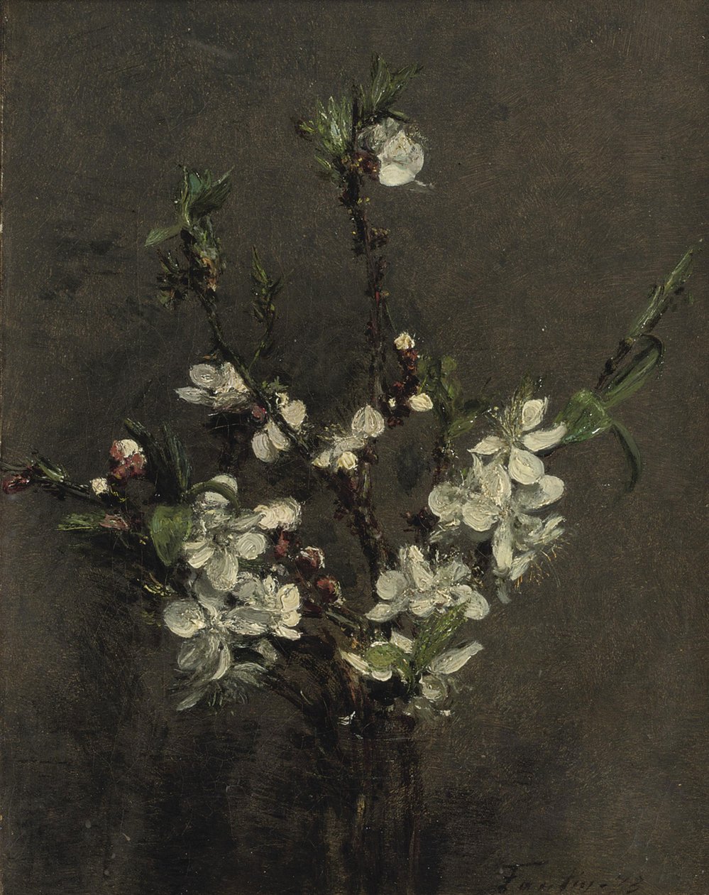 Gyümölcsfa virágai alkotó: Ignace Henri Jean Fantin Latour